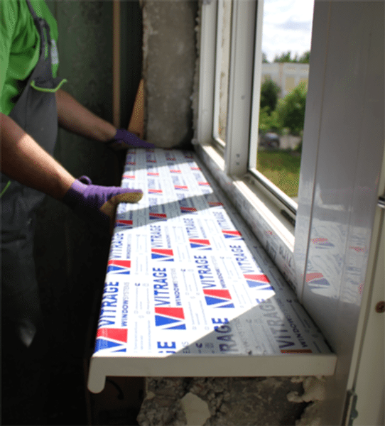 Установка подоконника