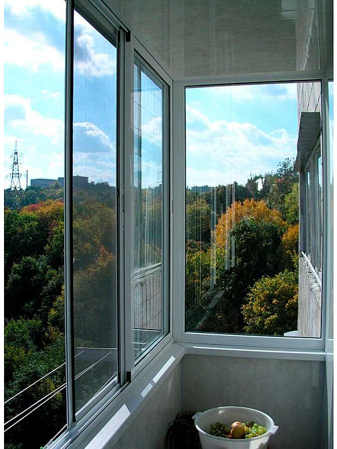 Раздвижное алюминиевое остекление