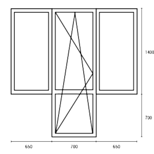 Балконный блок "Чебурашка" в хрущевку