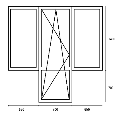 Балконный блок "чебурашка"