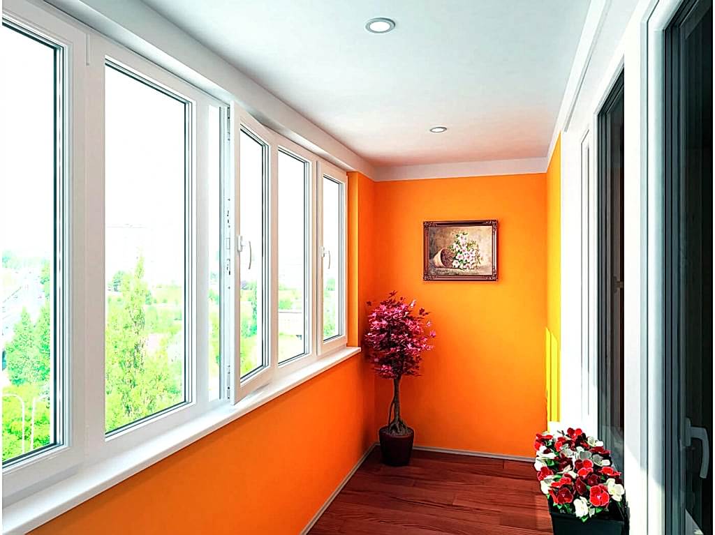 Остекленная лоджия